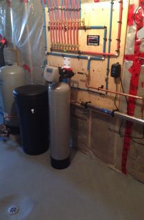 Basement plumbing setup